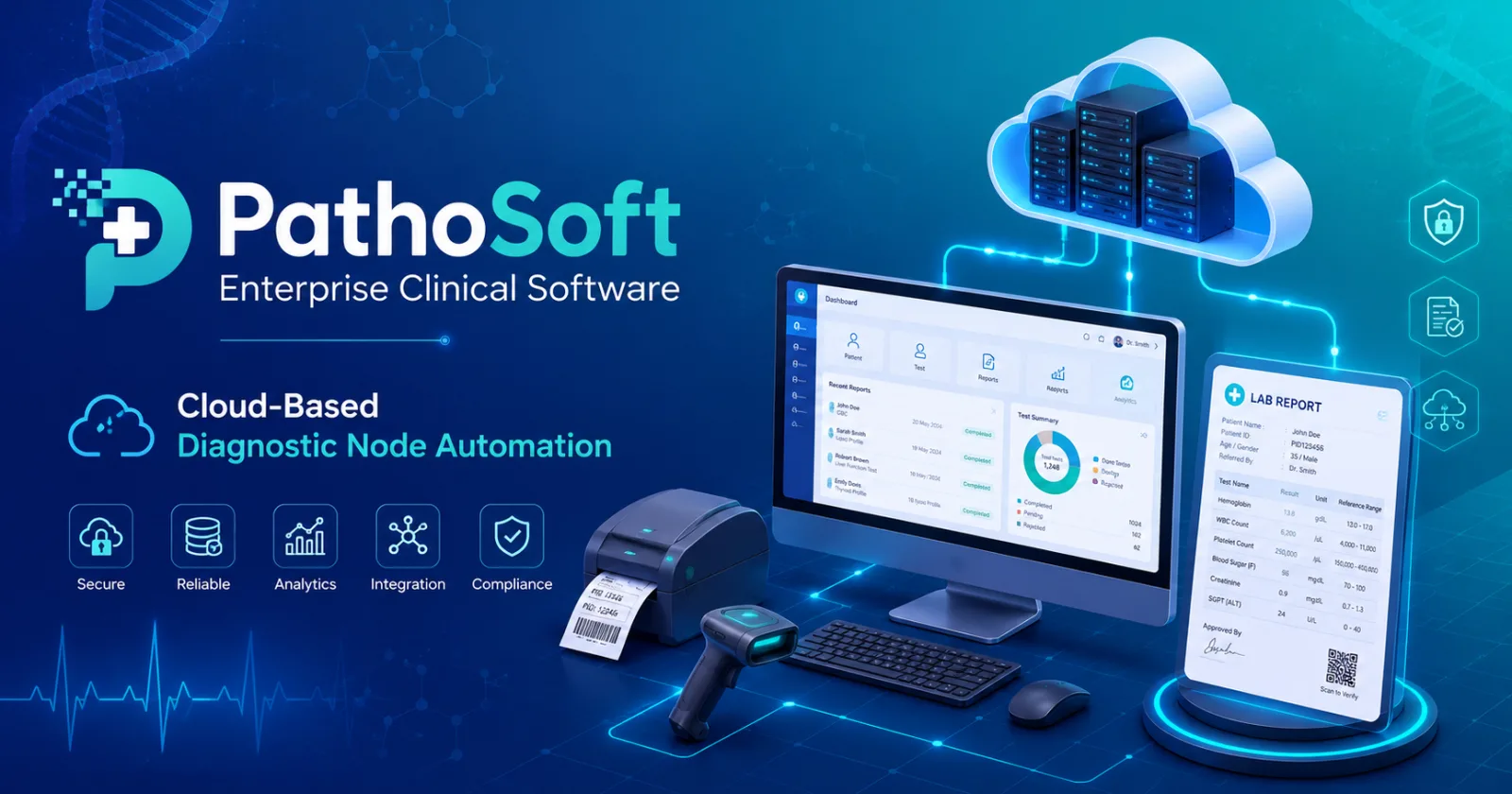 PathoSoft - Enterprise Grade Clinical Software Ecosystem screenshot